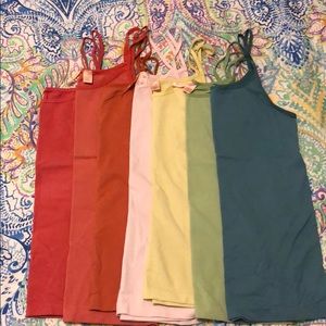 7 seamless tanks from Anthropologie